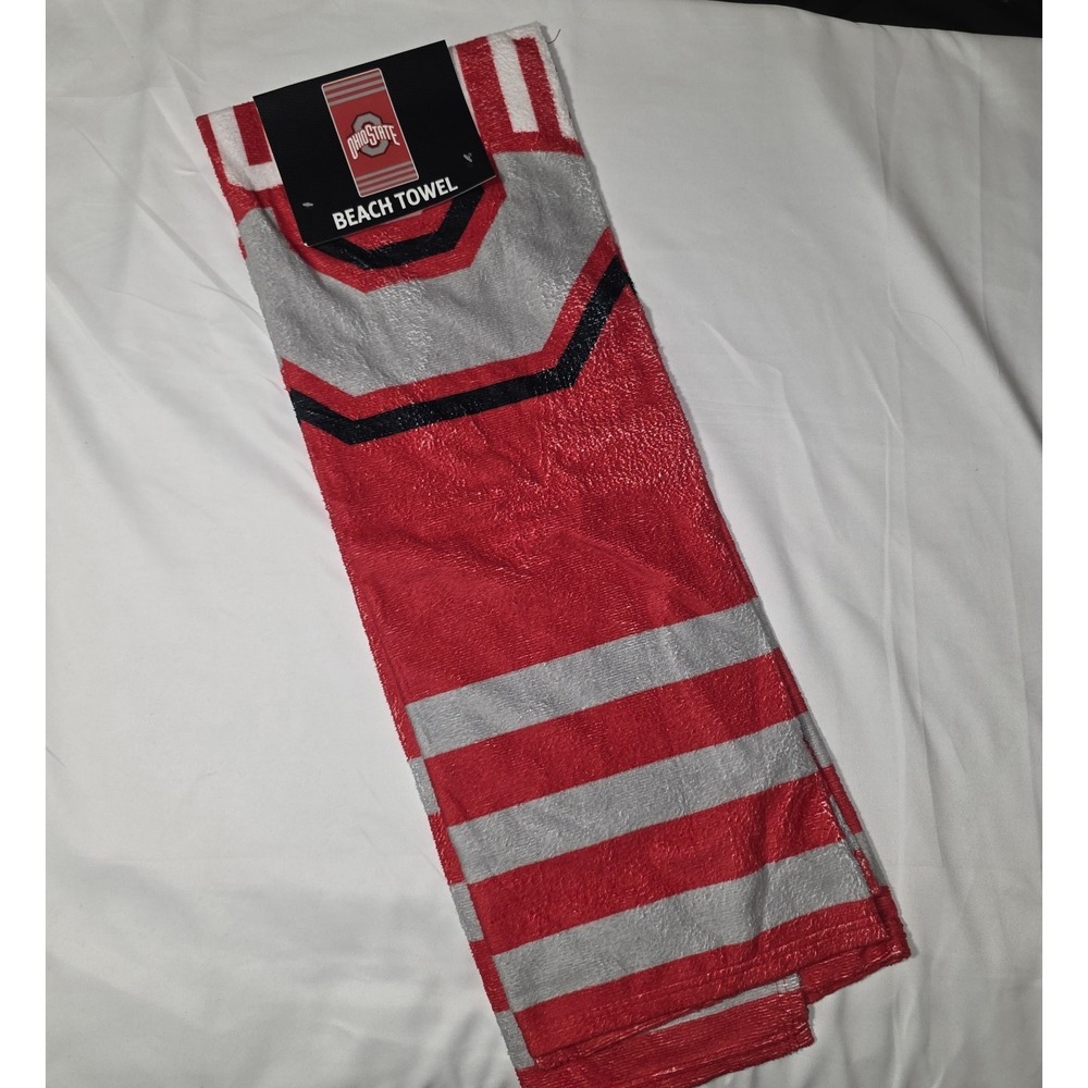 Ohio State University 30 X 60 Beach Towel Inches, New